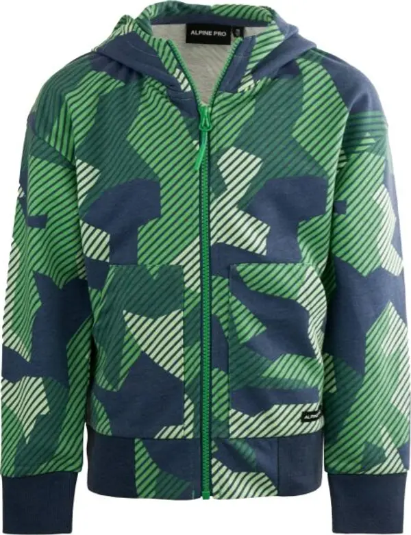 ALPINE PRO ALPINE PRO BORCO Детски суитшърт, зелено, размер 128-134
