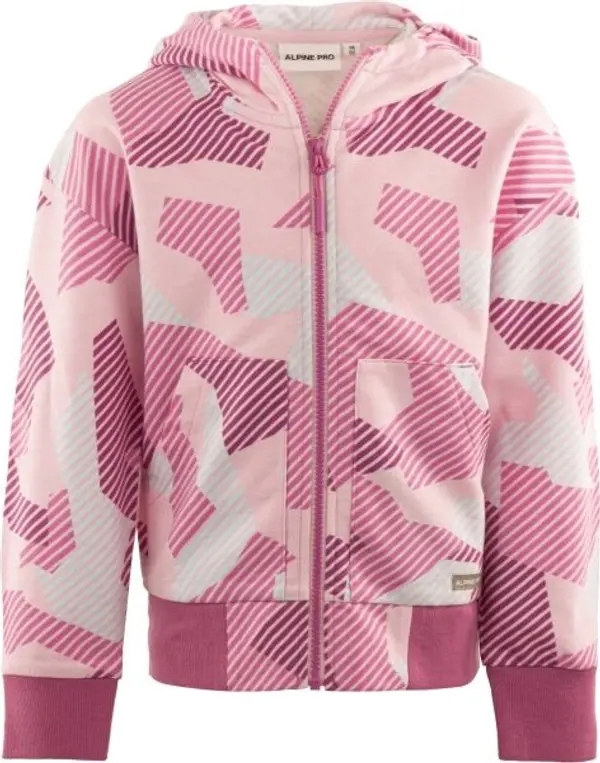 ALPINE PRO ALPINE PRO BORCO Суитшърт за момичета, розово, размер 152-158