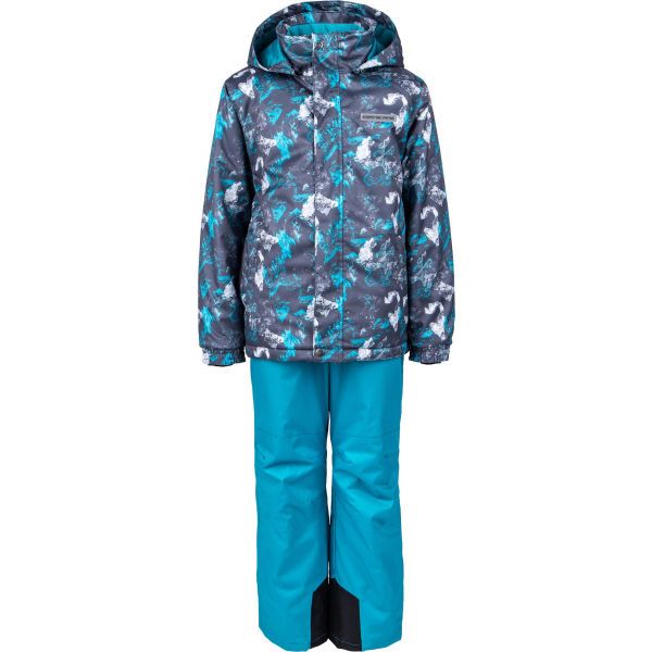 ALPINE PRO ALPINE PRO BORO Детски ски комплект, синьо, размер