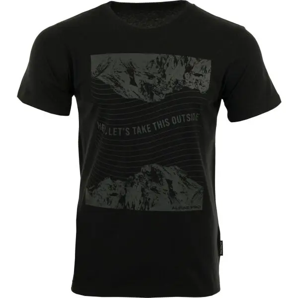 ALPINE PRO ALPINE PRO BREJ Мъжка тениска, черно, размер