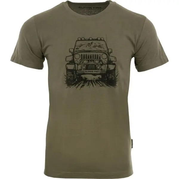ALPINE PRO ALPINE PRO BREJ Мъжка тениска, khaki, размер