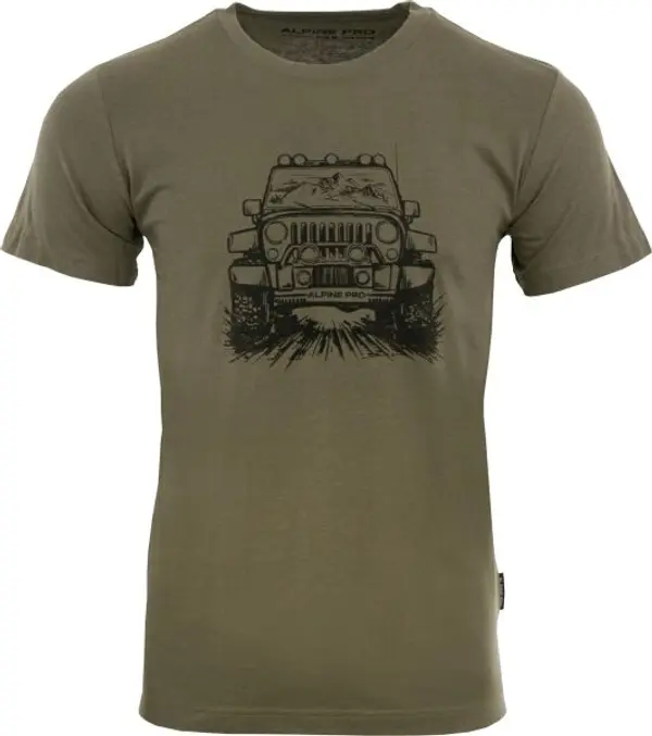ALPINE PRO ALPINE PRO BREJ Мъжка тениска, khaki, размер