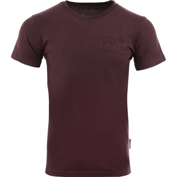 ALPINE PRO ALPINE PRO BREJ Мъжка тениска, винен, размер
