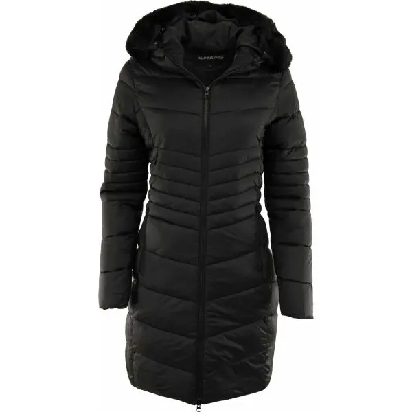 ALPINE PRO ALPINE PRO CERFA Дамско зимно яке, черно, размер