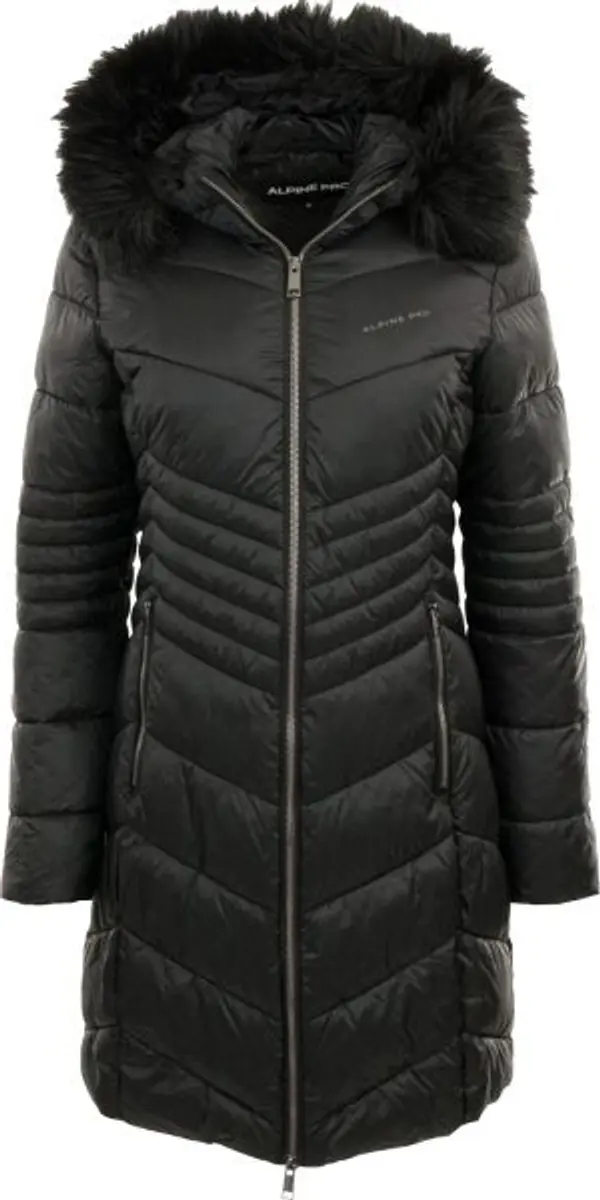 ALPINE PRO ALPINE PRO CERFA Дамско зимно яке, черно, размер