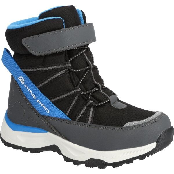 ALPINE PRO ALPINE PRO COLPO Детски зимни обувки, черно, размер