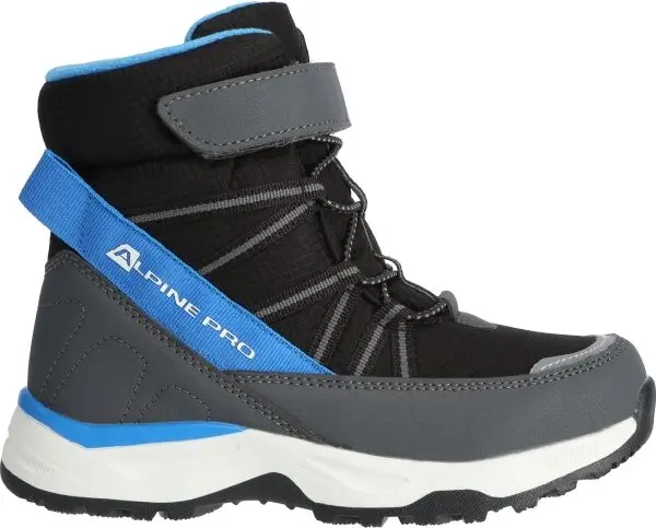 ALPINE PRO ALPINE PRO COLPO Детски зимни обувки, черно, размер