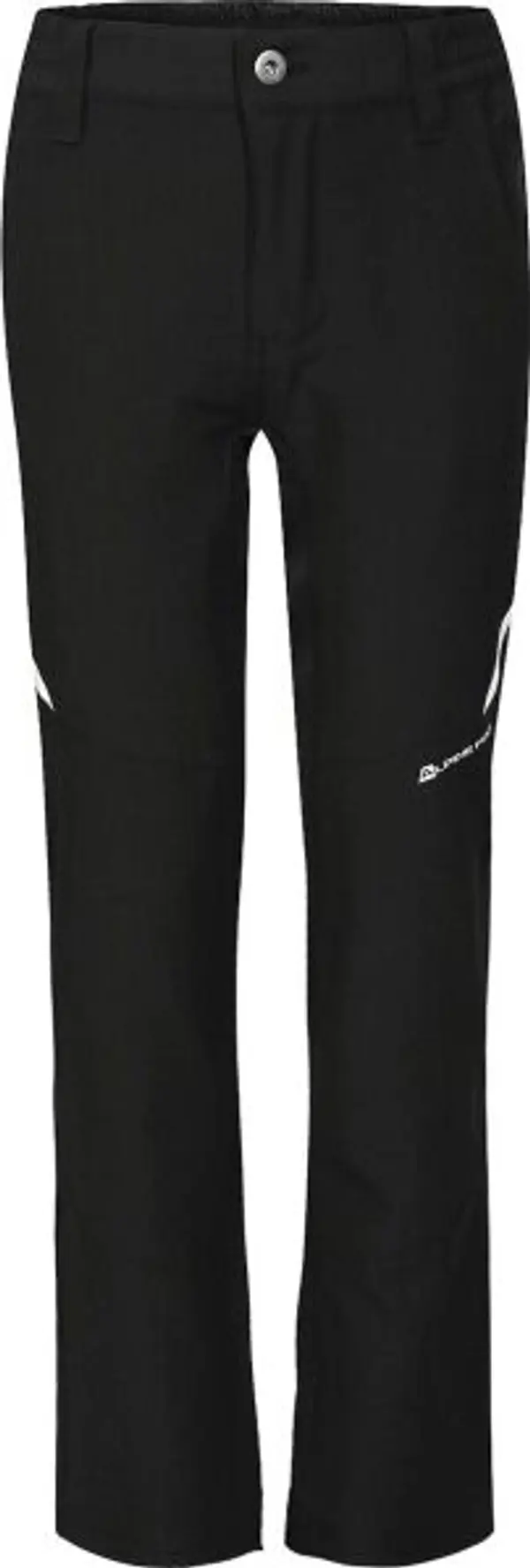ALPINE PRO ALPINE PRO CORDO Детски софтшел панталони, черно, размер 140-146