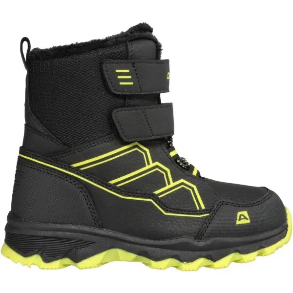 ALPINE PRO ALPINE PRO CRESCO Детски зимни обувки, черно, размер