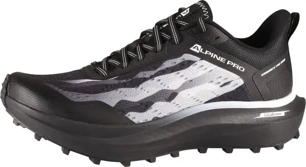 ALPINE PRO ALPINE PRO CREWE Мъжки маратонки за бягане, черно, размер