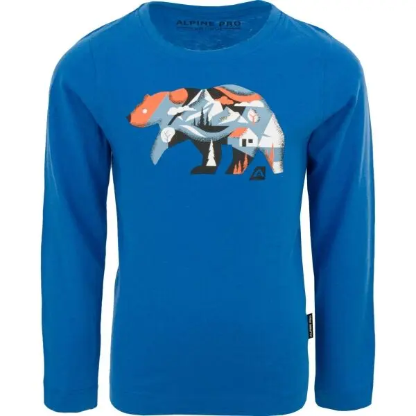 ALPINE PRO ALPINE PRO CREWO Детска тениска, синьо, размер 104-110