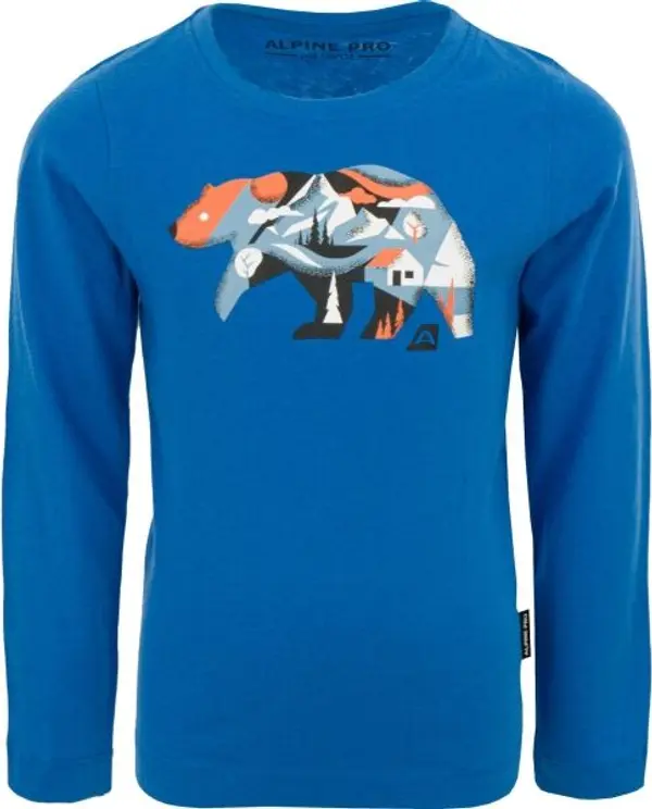 ALPINE PRO ALPINE PRO CREWO Детска тениска, синьо, размер 152-158