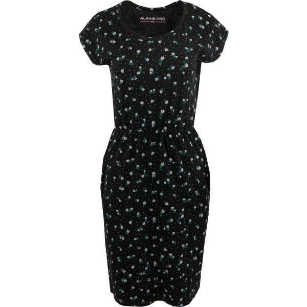 ALPINE PRO ALPINE PRO CULEZA Дамска рокля, черно, размер
