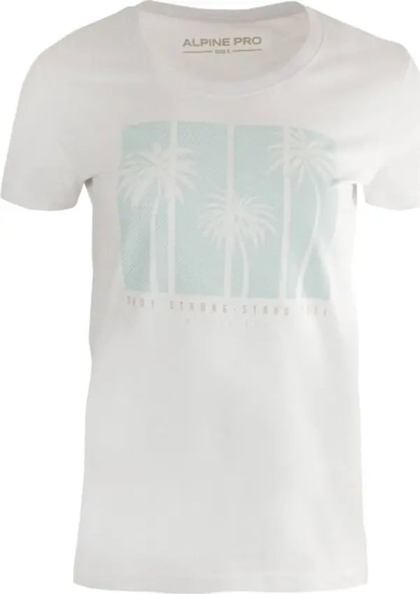 ALPINE PRO ALPINE PRO CUVA Дамска тениска, бяло, размер