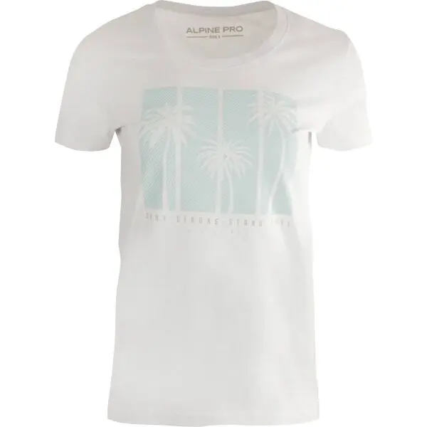 ALPINE PRO ALPINE PRO CUVA Дамска тениска, бяло, размер