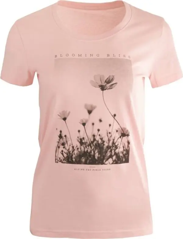 ALPINE PRO ALPINE PRO CUVA Дамска тениска, розово, размер