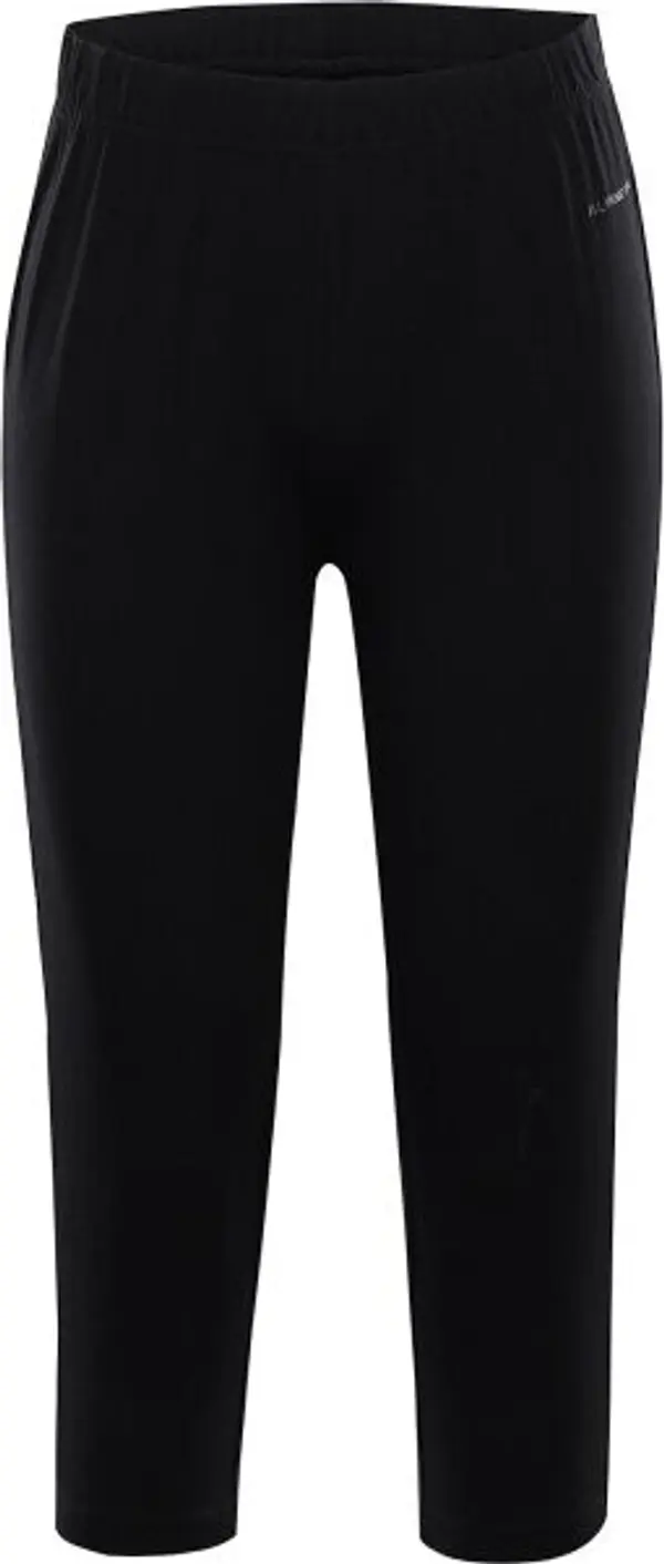 ALPINE PRO ALPINE PRO DEWESA Дамски капри панталон, черно, размер
