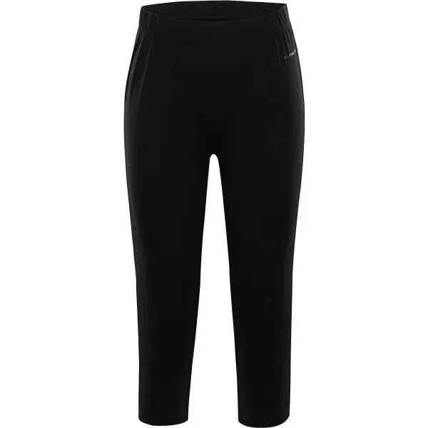 ALPINE PRO ALPINE PRO DEWESA Дамски капри панталон, черно, размер