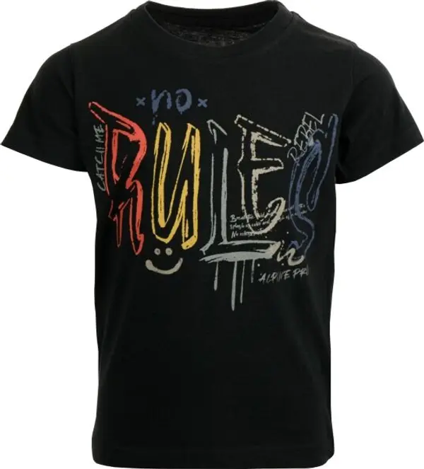 ALPINE PRO ALPINE PRO DEXO Детска тениска, черно, размер 104-110