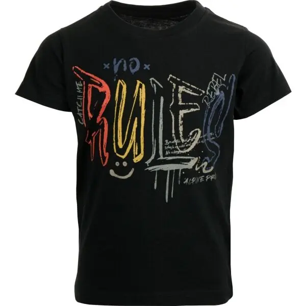 ALPINE PRO ALPINE PRO DEXO Детска тениска, черно, размер 128-134