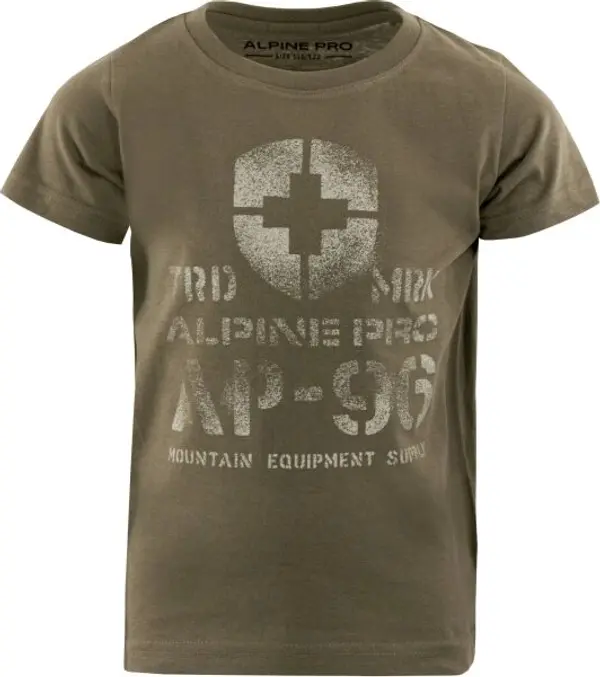 ALPINE PRO ALPINE PRO DEXO Детска тениска, khaki, размер 116-122