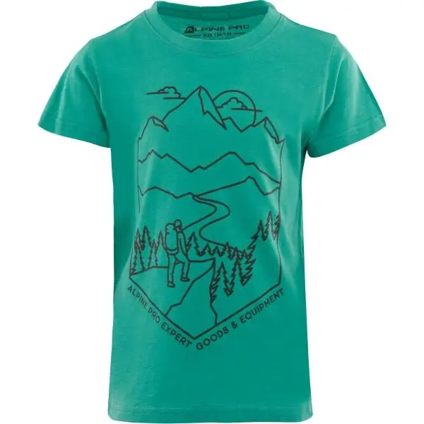 ALPINE PRO ALPINE PRO DEXO Детска тениска, зелено, размер 116-122