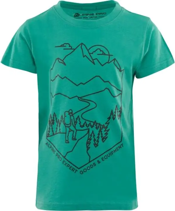 ALPINE PRO ALPINE PRO DEXO Детска тениска, зелено, размер 140-146