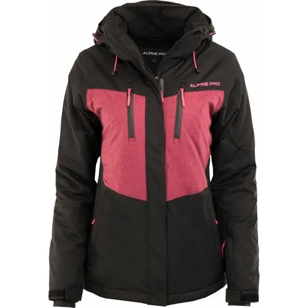 ALPINE PRO ALPINE PRO DOBA Дамско ски яке, черно, размер