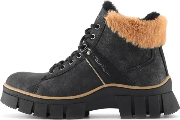 ALPINE PRO ALPINE PRO DOLLA Дамски  високи обувки, черно, размер