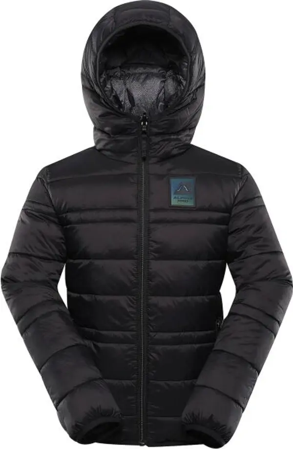 ALPINE PRO ALPINE PRO DOUWO Детско зимно яке, черно, размер 104-110
