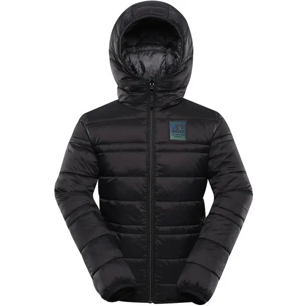 ALPINE PRO ALPINE PRO DOUWO Детско зимно яке, черно, размер 116-122