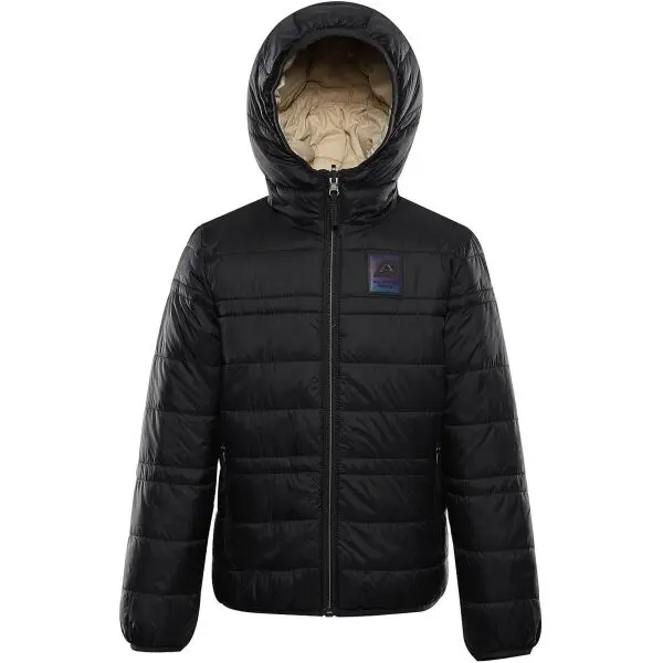 ALPINE PRO ALPINE PRO DOUWO Детско зимно яке, черно, размер 140-146