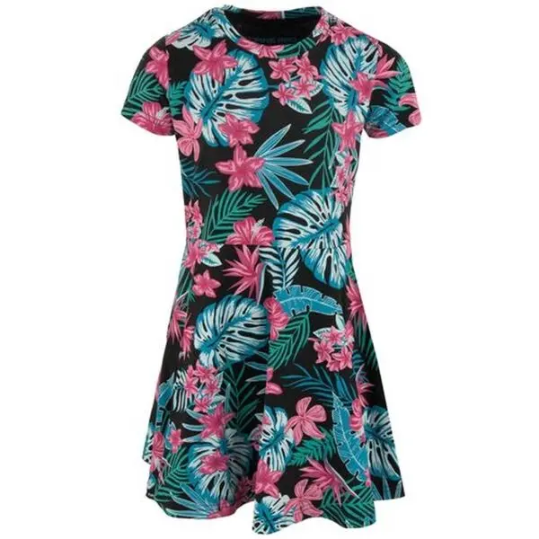 ALPINE PRO ALPINE PRO DRIMO Момичешка рокля с ръкави, черно, размер 116-122