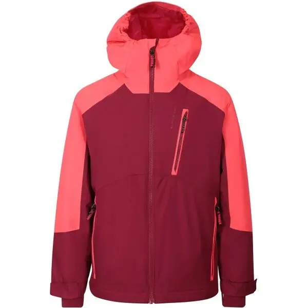ALPINE PRO ALPINE PRO ЕДЕФО Детско ски яке, винен, размер 140-146