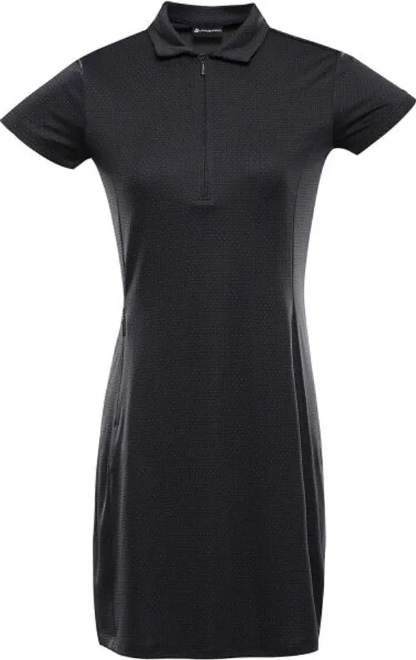 ALPINE PRO ALPINE PRO EDELA 2 Дамска бързосъхнеща рокля, черно, размер