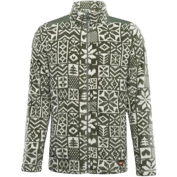 ALPINE PRO ALPINE PRO EFLIN Мъжки флийс суитшърт, зелено, размер