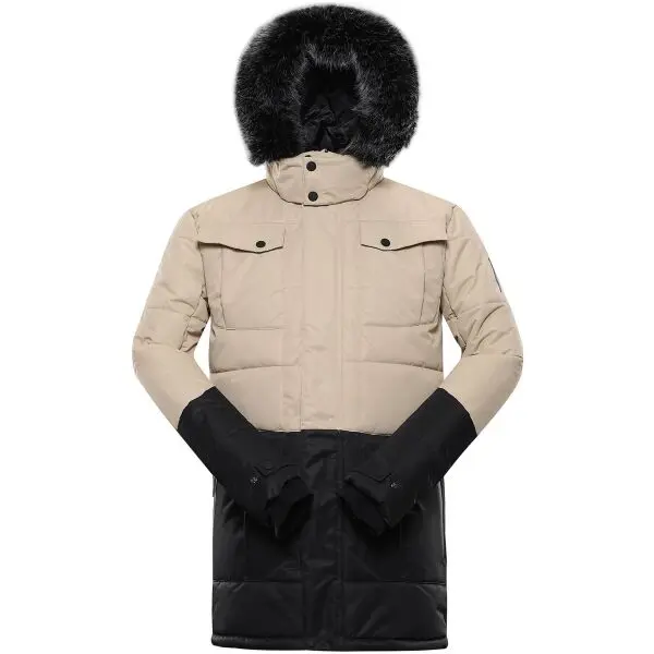 ALPINE PRO ALPINE PRO EGYP Мъжко зимно яке, бежово, размер 4XL