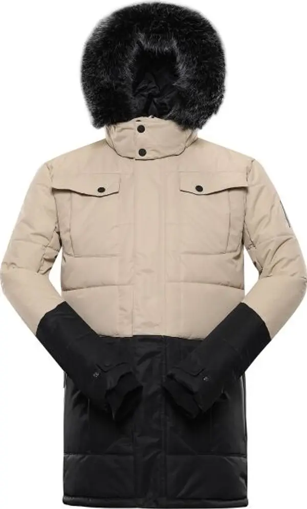 ALPINE PRO ALPINE PRO EGYP Мъжко зимно яке, бежово, размер