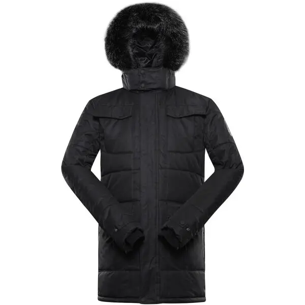 ALPINE PRO ALPINE PRO EGYP Мъжко зимно яке, черно, размер 4XL