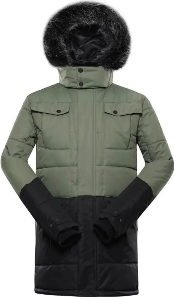 ALPINE PRO ALPINE PRO EGYP Мъжко зимно яке, тъмнозелено, размер