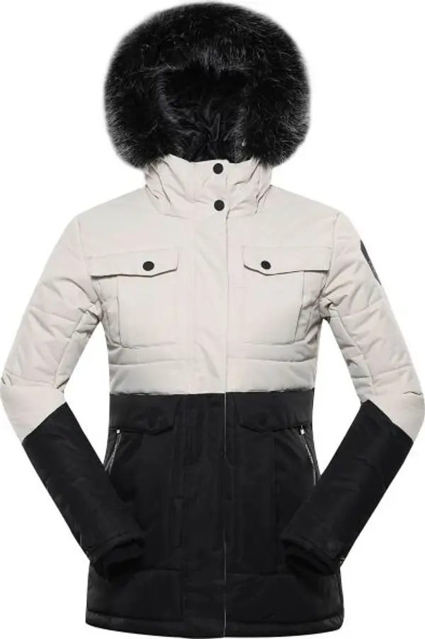 ALPINE PRO ALPINE PRO EGYPA Дамско зимно яке, бежово, размер