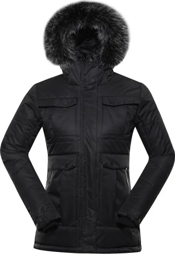 ALPINE PRO ALPINE PRO EGYPA Дамско зимно яке, черно, размер