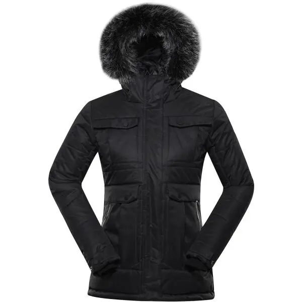 ALPINE PRO ALPINE PRO EGYPA Дамско зимно яке, черно, размер