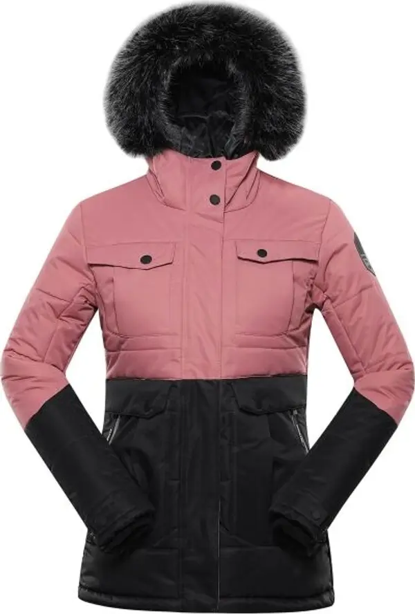 ALPINE PRO ALPINE PRO EGYPA Дамско зимно яке, розово, размер