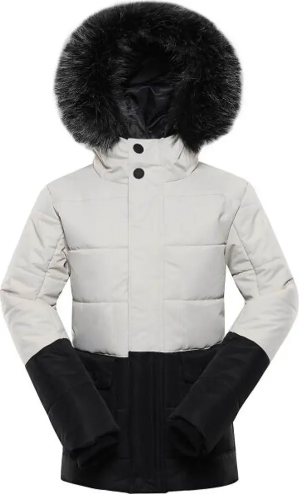 ALPINE PRO ALPINE PRO EGYPO Детско зимно яке, бежово, размер 140-146