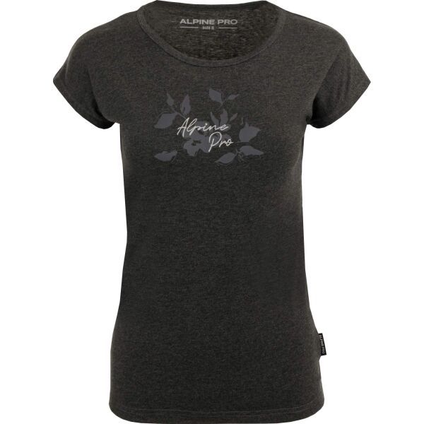 ALPINE PRO ALPINE PRO ELFA Дамска тениска, черно, размер