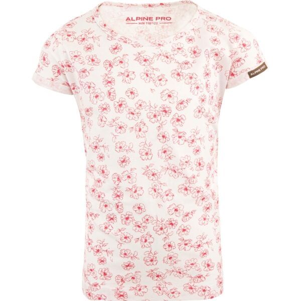 ALPINE PRO ALPINE PRO ELITO Тениска за момичета, розово, размер