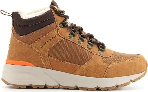 ALPINE PRO ALPINE PRO ELLON Мъжки затоплени обувки, кафяво, размер