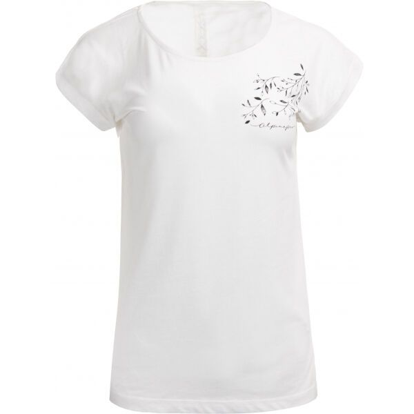 ALPINE PRO ALPINE PRO ENGELA Дамска тениска, бяло, размер