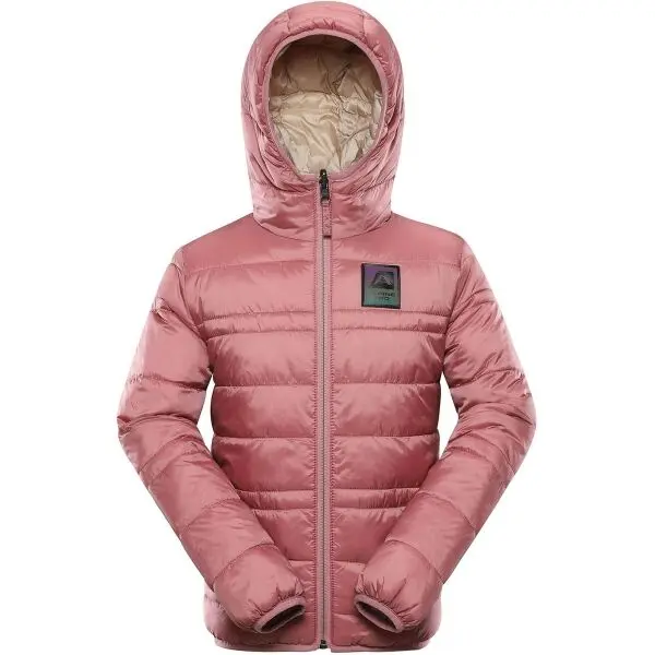 ALPINE PRO ALPINE PRO EROMO Детско зимно двулицево яке, розово, размер 164-170